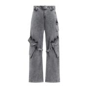 Gewassen antraciet jeans Acne Studios , Gray , Dames