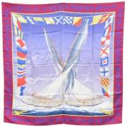 Pre-owned Silk scarves Hermès Vintage , Multicolor , Dames