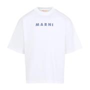 Leliewitte T-shirt Marni , White , Heren