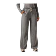 Wijde Broek Grijs Object , Gray , Dames