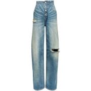 Blauwe Jeans Dameskleding MM6 Maison Margiela , Blue , Dames