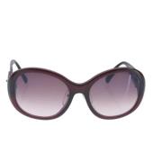 Pre-owned Plastic sunglasses Chanel Vintage , Brown , Dames