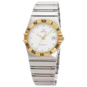 Pre-owned Glass watches Omega Vintage , White , Heren