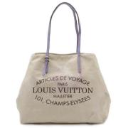 Pre-owned Canvas louis-vuitton-bags Louis Vuitton Vintage , White , Da...