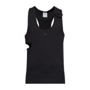 Mouwloze top Courrèges , Black , Heren