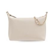 Witte Leren Schoudertas Furla , White , Dames