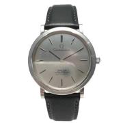 Pre-owned Leather watches Omega Vintage , Gray , Heren