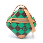 Pre-owned Canvas louis-vuitton-bags Louis Vuitton Vintage , Green , Da...