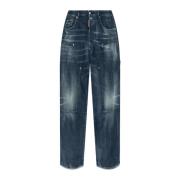 Jeans Loose Dsquared2 , Blue , Heren