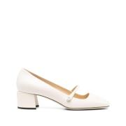 Witte Pumps Schoenen Elegante Stijl Jimmy Choo , White , Dames