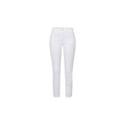 Comfortabele Stijl Broek Brax , White , Dames