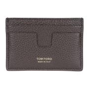 Print Creditcardhouder Tom Ford , Brown , Heren