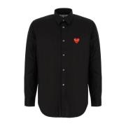 Stijlvolle Overhemden Collectie Comme des Garçons Play , Black , Heren