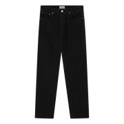 Regular Fit Denim Jeans Agolde , Black , Heren