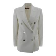 Witte Jassen voor Vrouwen Max Mara Studio , White , Dames