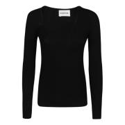 Lange mouw trui in Leila stijl P.a.r.o.s.h. , Black , Dames