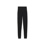 Kasjmier Zwarte Leggings Elegant Saint Laurent , Black , Dames