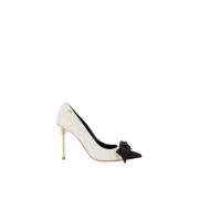 Satijnen Strikleren Pumps Elisabetta Franchi , Beige , Dames