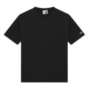 Korte mouw ronde hals T-shirt Champion , Black , Heren