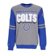 NFL Crewneck Sweatshirt Indianapolis Colts Mitchell & Ness , Gray , He...