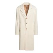 Eenrijige Jas Brunello Cucinelli , Beige , Heren