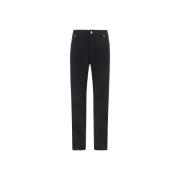 Klassieke katoenen vijf-pocket broek Dolce & Gabbana , Black , Heren