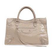 Tas Le City Medium Balenciaga , Beige , Dames