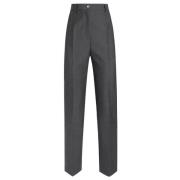 Casual Slim Fit Broek Dolce & Gabbana , Gray , Dames