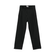 Zwarte Katoenen Sweatpants Unisex A Paper Kid , Black , Heren