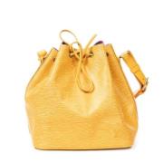 Pre-owned Leather louis-vuitton-bags Louis Vuitton Vintage , Yellow , ...