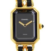 Pre-owned Metal watches Chanel Vintage , Yellow , Dames