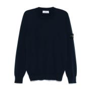 Blauwe Trui voor Mannen Stone Island , Blue , Heren