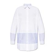 Shirt met streepmotief MM6 Maison Margiela , White , Heren