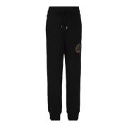 Logo Joggingbroek - Zwart Rechte Pasvorm Versace Jeans Couture , Black...