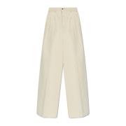 Broek met zakken Maison Margiela , Beige , Dames