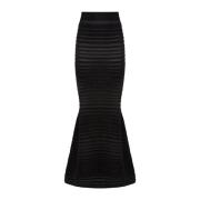 Tonal Stripe Mermaid Nina Ricci , Black , Dames