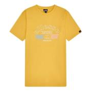 Gele Gambietto T-shirt Ellesse , Yellow , Heren