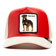 Rode Rottweiler Leren Pet Goorin Bros , Red , Heren