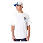 MLB Bloemen Grafisch T-shirt Yankees New Era , White , Heren