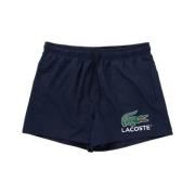 Marine Big Logo Zwemshorts Lacoste , Blue , Heren