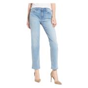 Slim Jeans Roxanne Matte Finish 7 For All Mankind , Blue , Dames