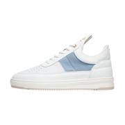 Low Top Game Mix White / Blue Filling Pieces , White , Unisex