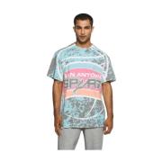 Turquoise Spurs Jumbotron Tee Shirt Mitchell & Ness , Multicolor , Her...