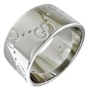 Pre-owned White Gold rings Gucci Vintage , White , Dames