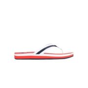 Heren Flip Flops van Polyester Stof Champion , White , Heren