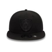 Zwarte Raiders Monochrome Pet New Era , Black , Heren