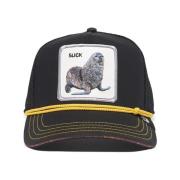 Zwarte Seal of Approval Trucker Cap Goorin Bros , Black , Heren