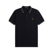 Marino Twin Tipped Polo Shirt Fred Perry , Blue , Heren