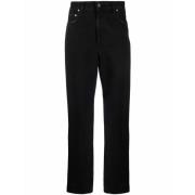 Zwarte Aw23 Straight Jeans - Damesmode Golden Goose , Black , Dames