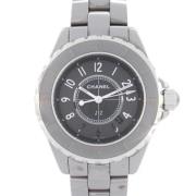 Pre-owned Glass watches Chanel Vintage , Gray , Dames